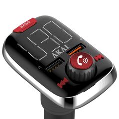 Modulator fm akai bt fmt-74bt bluetooth handsfree car kit fm transmitter akai fmt-74bt,  Periferice Diverse | electropc.ro