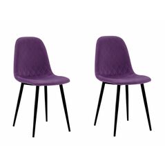 Set 2 buc scaun living heinner pearl-mov,  Scaune | electropc.ro