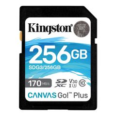 Card de memorie sd kingston canvas go plus, 256gb, class 10,  Carduri memorie | electropc.ro