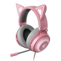 Casti cu microfon razer kraken kitty ed. quartz usb 7.1 surround sound, negru,  Casti audio | electropc.ro