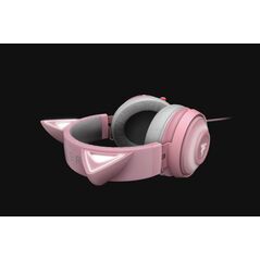 Casti cu microfon razer kraken kitty ed. quartz usb 7.1 surround sound, negru,  Casti audio | electropc.ro