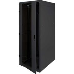 Rack de podea 19 triton 42u 800x1000mm usa fata sticla panouri laterale/spate detasabile sectiuni pentru ventilatie activa, sectiuni acces cabluri sus/jos/spate ip20 negru,  Cabinete metalice | electropc.ro