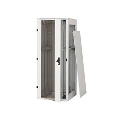 Rack de podea 19 triton 42u 800x1000mm usa fata sticla panouri laterale/spate detasabile sectiuni pentru ventilatie activa, sectiuni acces cabluri sus/jos/spate ip20 gri,  Cabinete metalice | electropc.ro