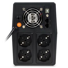 Ups njoy horus plus 2000, 2000va/1200w, afisaj lcd cu ecran tactil, 4 prize schuko cu protectie, repornire automata, rj11 protectie pentru linia de telefon/modem, posibilitatea de monitorizare si control prin usb, lan si internet, port de comunicare usb, ,  UPS | electropc.ro