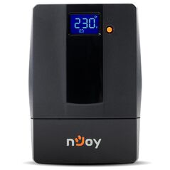 Ups njoy horus plus 600, 600va/360w, afisaj lcd cu ecran tactil, 2 prize schuko cu protectie, repornire automata, rj11 protectie pentru linia de telefon/modem, posibilitatea de monitorizare si control prin usb, lan si internet, port de comunicare usb, rat,  UPS | electropc.ro