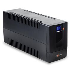 Ups njoy horus plus 800, 800va/480w, afisaj lcd cu ecran tactil,2 prize schuko cu protectie, repornire automata, rj11 protectie pentru linia de telefon/modem, posibilitatea de monitorizare si control prin usb, lan si internet, port de comunicare usb, rata,  UPS | electropc.ro