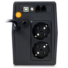 Ups njoy horus plus 800, 800va/480w, afisaj lcd cu ecran tactil,2 prize schuko cu protectie, repornire automata, rj11 protectie pentru linia de telefon/modem, posibilitatea de monitorizare si control prin usb, lan si internet, port de comunicare usb, rata,  UPS | electropc.ro