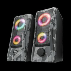 Boxe stereo gxt 606 javv rgb-illuminated 2.0, 6w, camuflaj,  Sisteme audio | electropc.ro