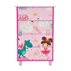 Comoda 4 sertare believe in your dreams,  Mobilier camera copii | electropc.ro