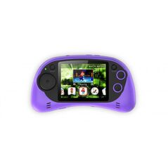 Consola jocuri portabila serioux, ecran 2.7", rezolutie 960x240 pixeli, 200 jocuri incluse, alimentare 3 baterii aaa sau prin miniusb, culoare mov,  Console Portabile | electropc.ro