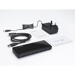 Hub usb tp-link uh720, 7 porturi usb 3.0, negru,  Hub-uri USB | electropc.ro