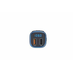 Modulator fm serioux abfm46, bluetooth 5.0 , raza actiune de până la 5 m, voltaj intrare: 1x dc 12v/24v, 2 porturi usb: 1 x usb qc3.0 1 x usb audio (pana la 32 gb), format muzica: mp3/wma/wav, frecvența fm: 87.5mhz - 108.0mhz , microfon incorporat, functi,  Periferice Diverse | electropc.ro