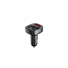 Modulator fm serioux abfm60, bluetooth 5.0 , raza actiune de până la 5 m, voltaj intrare: 1x dc 12v/24v ,2 porturi usb: 1x usb dc5v 2.4a max 1 x usb audio (pana la 32 gb), slot microsd (pana la 32 gb), format muzica: mp3/wma/wav, frecvența fm: 87.5mhz - 1,  Periferice Diverse | electropc.ro