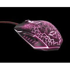 Mouse trust gxt 105 izza illuminated gaming, cu fir, rgb,  Mouse | electropc.ro