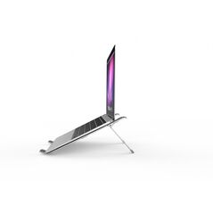 Suport laptop serioux, srxncpu2, material aluminiu, dimensiune deschisă: 190x250x4mm,dimensiune pliată: 60 x 250 x 4mm, grosime: 4mm, greutate: 180g, dimensiune compatibilă:  până la 15.6 ", culoare argintiu, 4 unghiuri ajustabile  SRXNCPU2