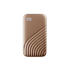 Ssd extern wd my passport, 2tb, 2.5", gold, usb 3.2,  Hard Disk-uri externe | electropc.ro
