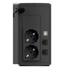 Ups njoy keen 600, 600 va/360w, line-interactive, 2 prize schuko cu protectie, repornire automata, reglaj automat al tensiunii,  UPS | electropc.ro