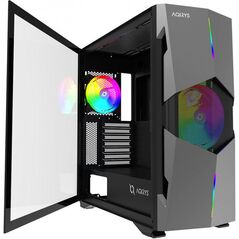 Carcasa aqirys betelgeuse midi tower, fara sursa, black,  Carcase | electropc.ro