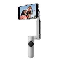 Insta360 flow stabilizer, lungime selfie stick incorporat 215mm, dimensiune trepied incorporat 80mm, alb,  CINSABBA