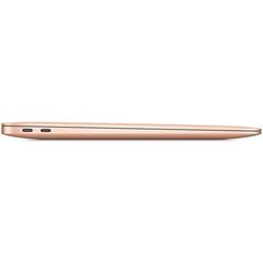 Laptop apple 13.3'' macbook air 13, wqxga (2560 x 1600), apple m1 chip (8-core cpu, gpu 7-core), 8gb, 256gb ssd, macos, int keyboard, gold,  Laptopuri | electropc.ro