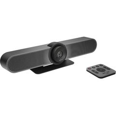 Logitech webcam meetup 4k, bluetooth, difuzoare incorporate, telecomanda, negru  960-001102