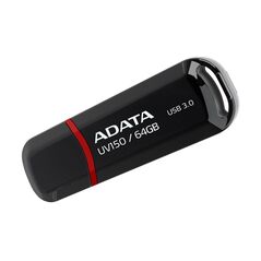 Memorie usb flash drive adata uv150, 64gb, usb 3.0, negru,  Memorii USB | electropc.ro
