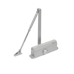 Amortizor hidraulic cu brat sa-5044aw-sv, argintiu; pentru: usi cu greutatea de 60-85 kg; latime usa ≤1050mm; ulei hidraulic termostabil; viteza de inchidere reglabila; montare universala: stanga sau dreapta; culoare: argintiu; deschidere usa la 180°;,  Accesorii | electropc.ro