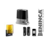 Kit automatizare pentru porti culisante kbull5m beninca, kitulcontinemotor kbull5m cu centrala inclusa si receptor radio , 1 x perechefotocelule pupilla, 1 x lampa de semnalizare lampi.led, 1 x telecomanda.caracteristici motor: viteza deschidere: 10.5 m./,  Centrale control acces | electropc.ro