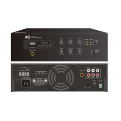 Mini amplificator itc t-b240, pentru sisteme de public address (pa), putere 240w @70/100v, 4 x iesiri 4～16Ω/100v, 1 x iesire microfon cu volum independent; redare automata a muzicii in format mp3; functie de memorie- oprire; protectie la scurtcircuit, sup,  Amplificatoare | electropc.ro