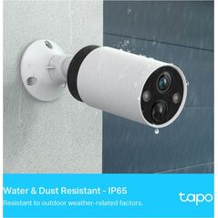Tp-link camera supraveghere wifi, wireless tapo c420s1, senzor: 1/3", rezolutie:  2k qhd (2560 × 1440 px), obiectiv: f/no: 1.61±10%; focal length: 3.18mm±5%, unghi de vizualizare: 113°, night vision: ir 15m, 2- way audio, microfon si difuzor integrate, st,  Camere supraveghere IP | electropc.ro