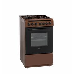 Aragaz mixt heinner hfsc-v60litgc-brw, 50x60cm, 4 arzatoare, suport email, capac sticla, aprindere electrica plita, dispozitiv de siguranta plita, cuptor electric, 6 functii, timer, grill, ventilatie, decongelare, lumina cuptor, usa cuptor cu geam dublu d,  Aragazuri mixte | electropc.ro
