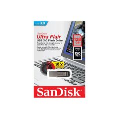 Memorie usb flash drive sandisk ultra flair, 128gb, usb 3.0  SDCZ73-128G-G46