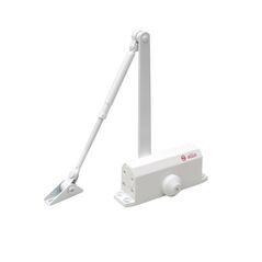 Amortizor hidraulic cu brat sa-5012aw-wh, culoare alb; pentru: usi cu greutatea de 25-45 kg; latime usa ≤900mm; ulei hidraulic termostabil; viteza de inchidere reglabila; montare universala: stanga sau dreapta; culoare: alb; deschidere usa la 135°;,  Accesorii | electropc.ro