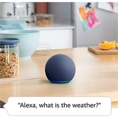 Boxa inteligenta amazon echo dot 5 (2022), control voce alexa, bluetooth, wi-fi, deep sea blue,  Sisteme audio | electropc.ro