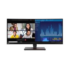 Monitor led lenovo thinkvision p34w-20, 34.14inch, ips uwqhd, 4ms, 60hz, negru,  Monitoare LED | electropc.ro