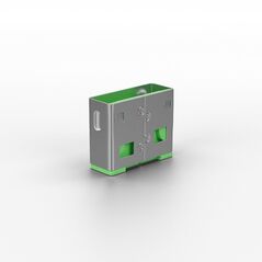 Adaptor usb locks lindy, 10 usb, verde,  Cabluri periferice | electropc.ro