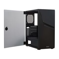 Carcasa spacer thunder, atx, midtower, gaming, fara sursa, usa sticla securizata (balama), usb 2.0 x 2, usb 3.0 x 1, jack 3.5mm x 2, mesh , „spgc-thunder”,  Carcase | electropc.ro