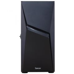 Carcasa spacer thunder, atx, midtower, gaming, fara sursa, usa sticla securizata (balama), usb 2.0 x 2, usb 3.0 x 1, jack 3.5mm x 2, mesh , „spgc-thunder”,  Carcase | electropc.ro