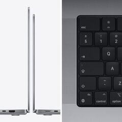 Laptop apple 16.2'' macbook pro 16, xdr (3456x2234), procesor m1 pro (cpu 10-core, gpu 16-core, neural engine 16-core), 16gb, 512gb ssd, macos, int kb, space gray,  Laptopuri | electropc.ro