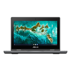 Laptop asus chromebook flip, cr1100fka-bp0398, 11.6-inch, touch screen, hd (1366 x 768) 16:9,  glossy display, wide view, intel® celeron® n4500  processor 1.1 ghz (4m cache,  up to 2.8 ghz,  2 cores), 8g lpddr4x on board, 64g emmc,  2x usb 3.2 gen 1 type,  Laptopuri | electropc.ro