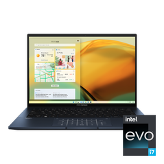 Laptop asus zenbook 14, ux3402za-km390x, 14.0-inch, 2.8k (2880 x 1800) oled 16:10 aspect ratio, i7-1260p processor 2.1 ghz (18m cache up to 4.7 ghz 4p+8e cores), intel iris xe graphics, 16gb lpddr5 on board, 1tb m.2 nvme pcie 3.0 ssd, 90hz refresh rate, 4,  Laptopuri | electropc.ro