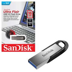 Memorie usb flash drive sandisk ultra flair, 16gb, usb 3.0  SDCZ73-016G-G46