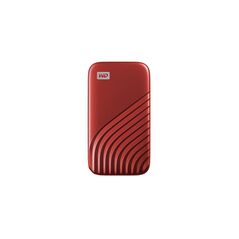 Ssd extern wd my passport, 1tb, rosu, usb 3.2,  Hard Disk-uri externe | electropc.ro