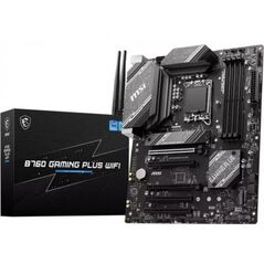 B760 gaming plus wifi 4x ddr5 lga1700 1x hdmi™ support hdmi™ 2.1 with hdr, maximum resolution of 4k 60hz* 1x displayport support dp 1.4, maximum resolution of 4k 60hz* 5x pci-e x16 slot https://www.msi.com/motherboard/b760-gaming-plus-wifi/specification,  Placi de baza | electropc.ro