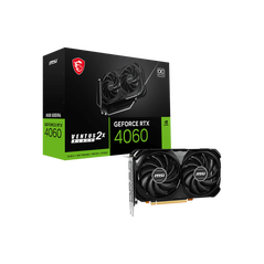Geforce rtx™ 4060 ventus 2x black 8g oc gddr6 128-bit pci express® gen 4 x 8 displayport x 3 (v1.4a) hdmi™ x 1 (supports 4k@120hz hdr and 8k@60hz hdr and variable refresh rate (vrr) as specified in hdmi™ 2.1a) https://www.msi.com/graphics-card/geforce-rtx,  Placi video | electropc.ro