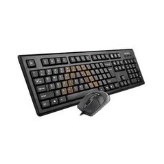 Kit tastatura + mouse a4tech krs-8572, usb, negru,  Kit mouse tastatura | electropc.ro