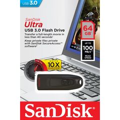 Memorie usb flash drive sandisk ultra, 64gb, usb 3.0  SDCZ48-064G-U46