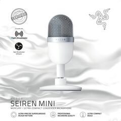 Microfon razer seiren mini mercury  RZ19-03450300-R3M1