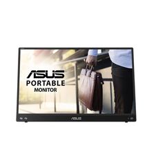 Monitor 15.6" asus mb16acv, zenscreen, portable monitor, ips, 16:9, fhd 1920*1080, led, 5 ms, 178/178, 250 cd/m2, 800:1, flicker free, low bluelight, usb type-c, dp, cablu usb inclus, culoare negru,  Monitoare LED | electropc.ro