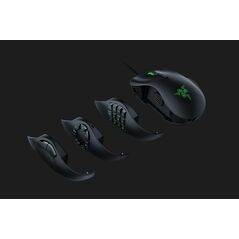Mouse razer, 5g optical sensor, naga trinity, 3 interchangeable side plates with 2, 7 and 12-button configurations, up to 19 programmable buttons, 16000dpi,1000hz ultrapolling, up to 450 inches per second/50 g acceleration, razer synapse 3 (beta) enabled,,  Mouse | electropc.ro